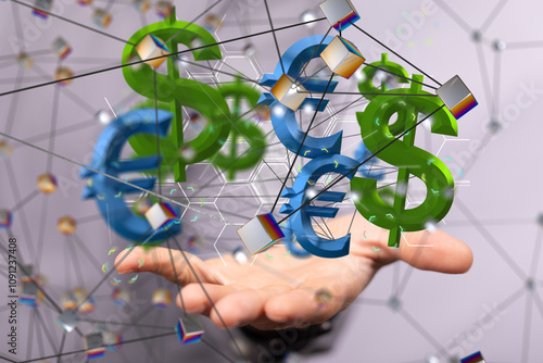 Main world currency theme d...