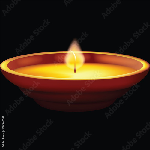 lamp art vector design