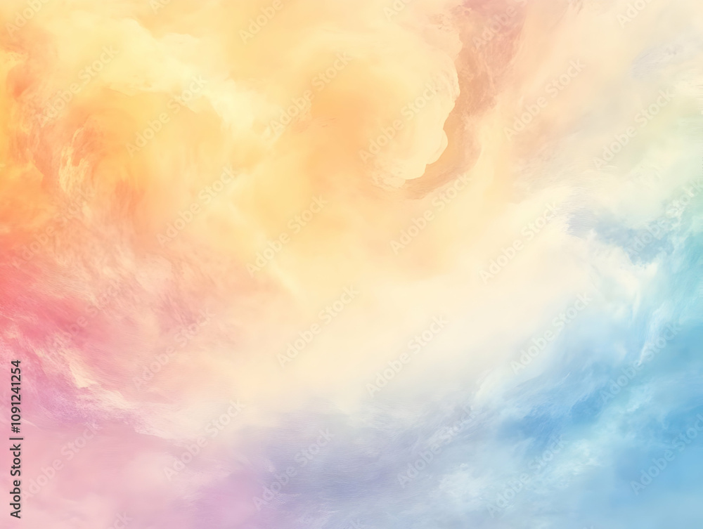 Rainbow Background Landscape and Image - Soft, colorful abstract background with swirling pastel hues. Rainbow Background Landscape and Image - Soft, colorful abstract background with swirling pastel hues.