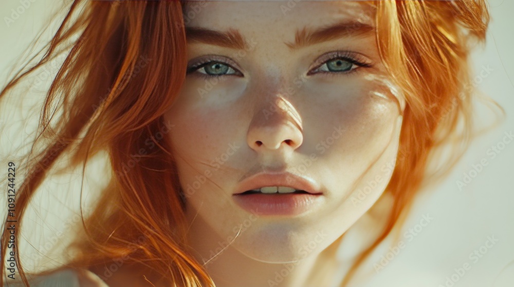 Captivating Autumn Hair Tones in Natural Light Captivating Autumn Hair Tones in Natural Light