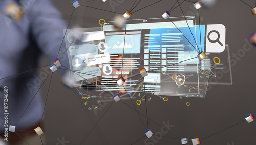 Interface web application i...