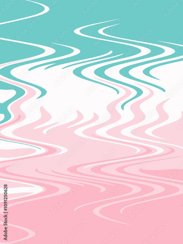 Pink green abstract design. Illustration for banner, poster. Pink green abstract design. Illustration for banner, poster.