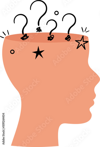 person confused with depression