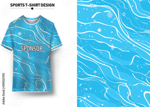 Soccer jersey design for sublimation. 
