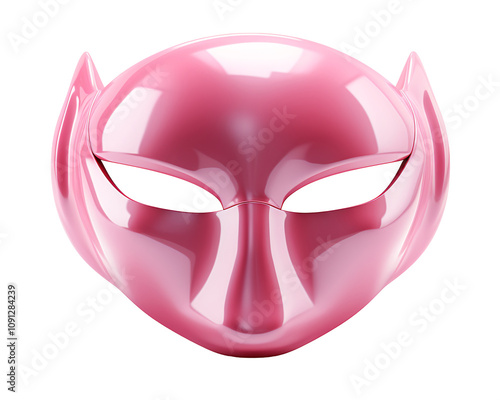 a pink mask with ears photo