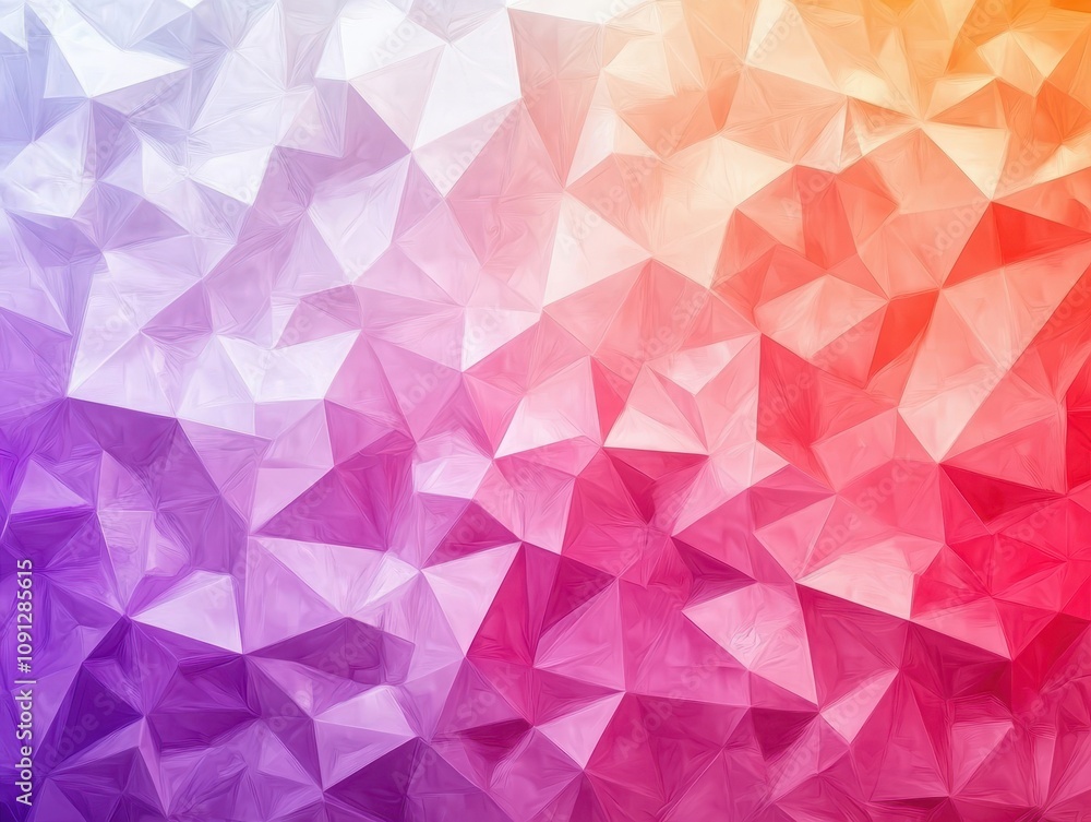 Fototapeta premium Dynamic Geometric Abstract Background with Sharp Triangles Digital Art Modern Design Vibrant Colors Artistic Viewpoint Visual Concept