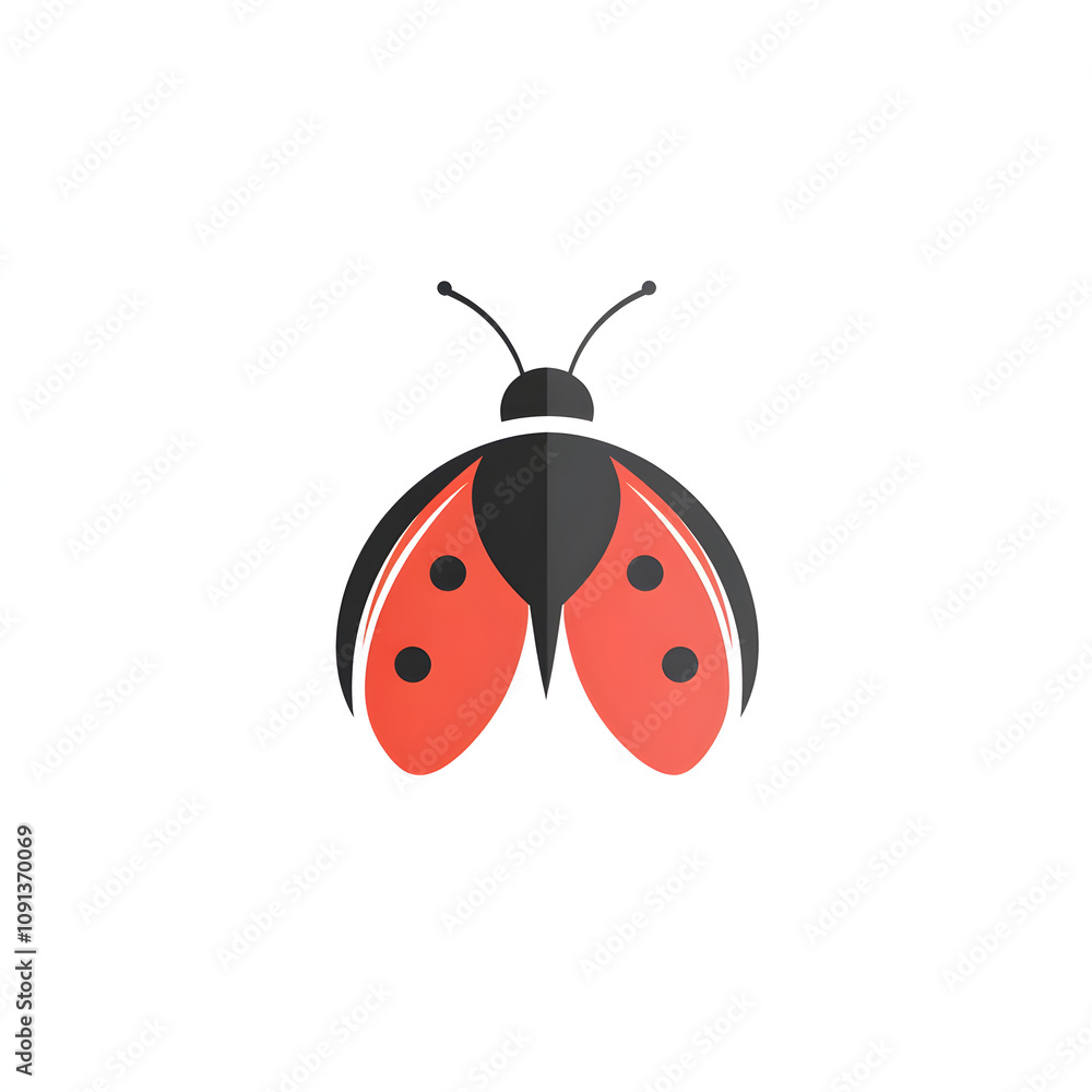 Obraz premium Ladybug icon