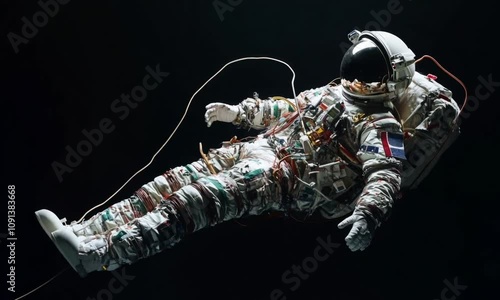 astronaut floating photo