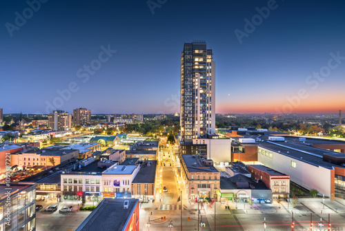 Kitchener, Canada at Twilight photo