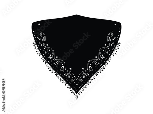 Bandana Silhouette Cowboy Vector