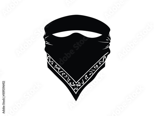 Bandana Silhouette Cowboy Vector