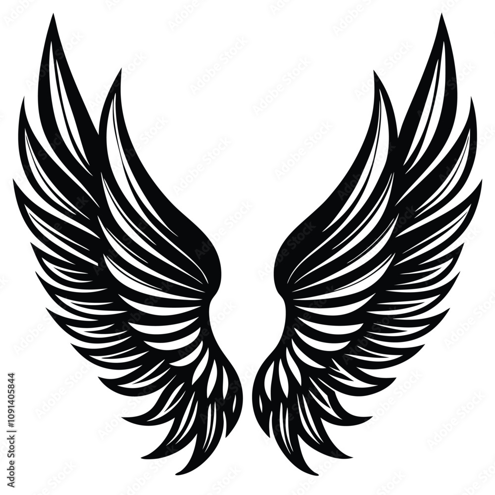 Obraz premium wings illustration