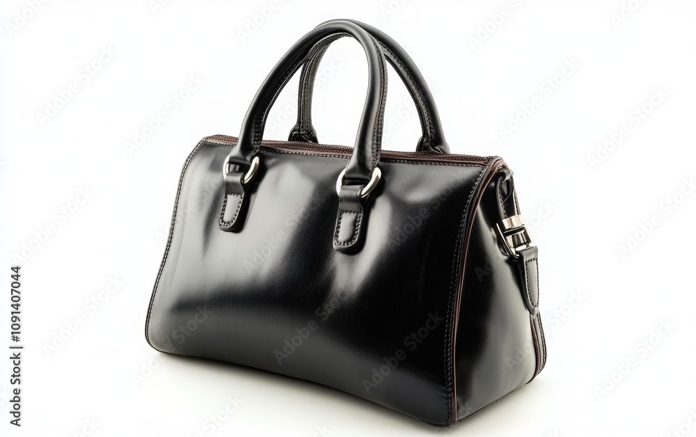 Naklejka premium woman bag professional stock photo on white background 