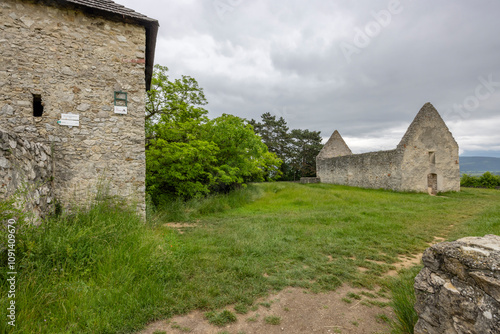 Haluzice, Romanesque church ruins, Slovakia photo