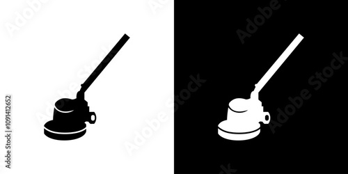Vacuum cleaner silhouette vector background design isolated