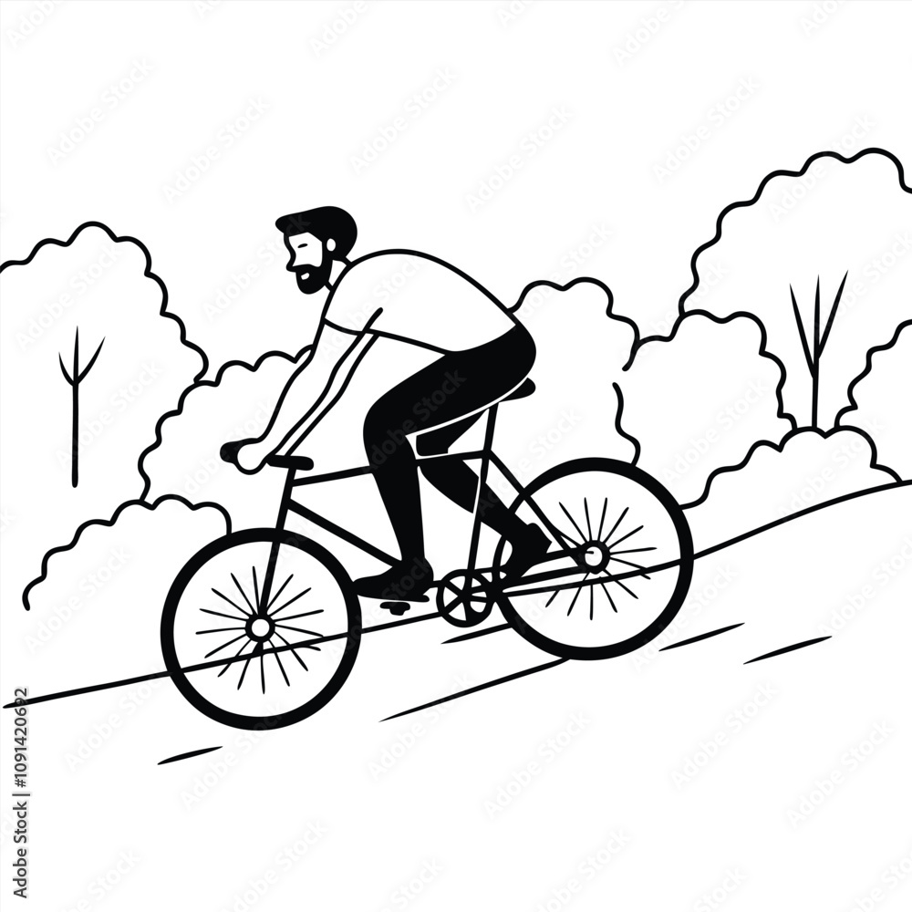 Naklejka premium man-cycling (1).eps