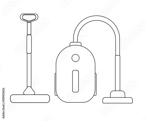 illustration of a vacuum cleaner