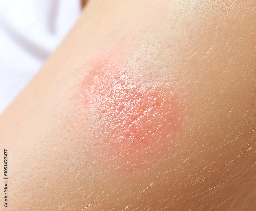 Fototapeta premium Localized Dermatitis on Skin