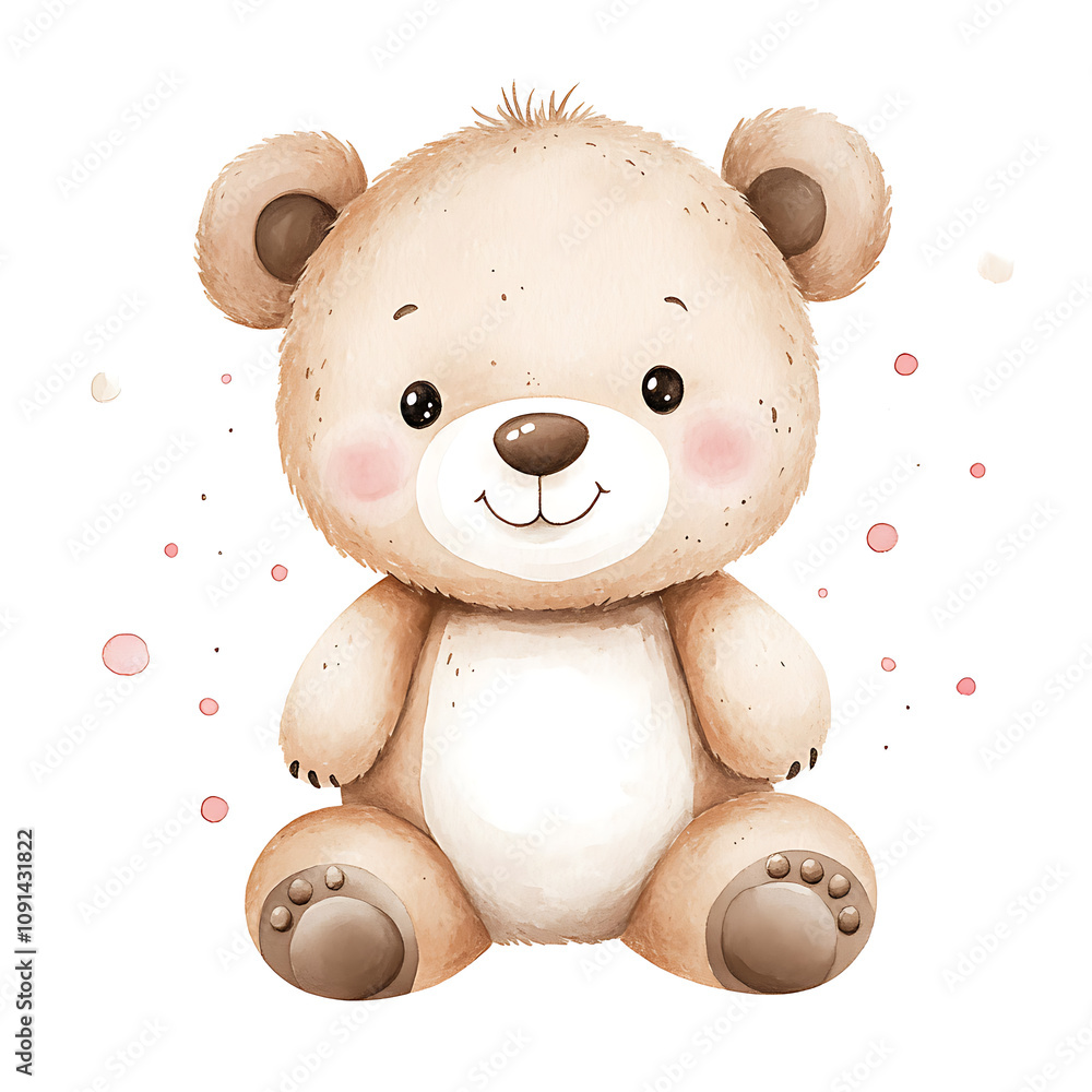 Obraz premium teddy bear with heart