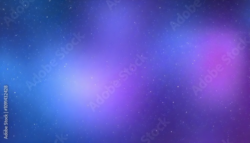 A galaxy-themed gradient background with deep blue and purple shades fading into specks of white stars.