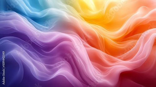 Wallpaper Mural Bright Pastel Flowing Abstract Background Design Torontodigital.ca