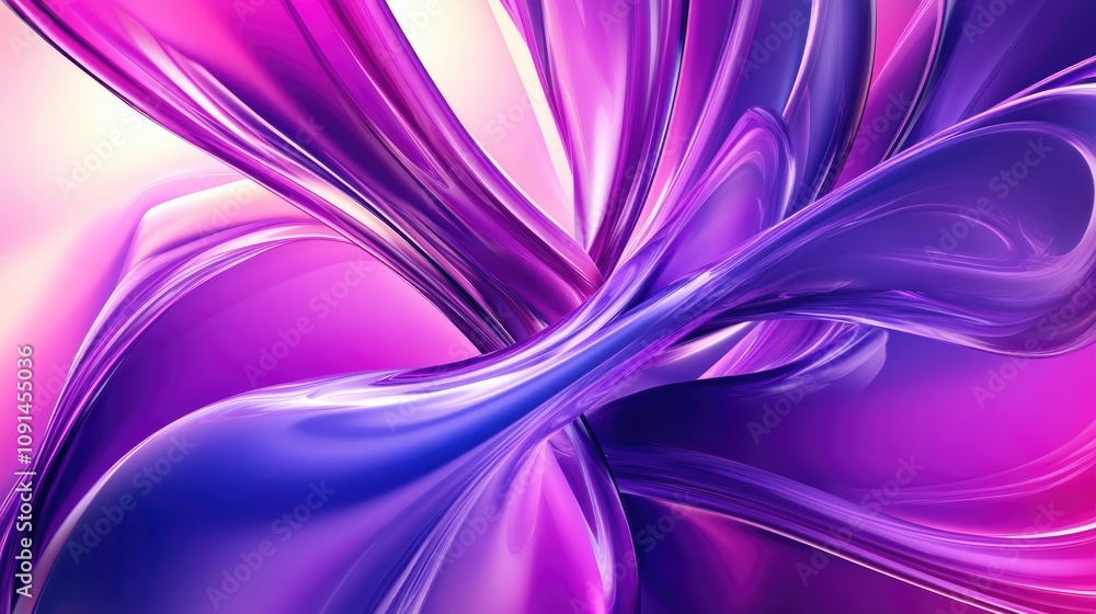 Luxurious silky satin in shades of purple with gentle, flowing folds creating a smooth and elegant abstract background. Luxurious silky satin in shades of purple with gentle, flowing folds creating a smooth and elegant abstract background.