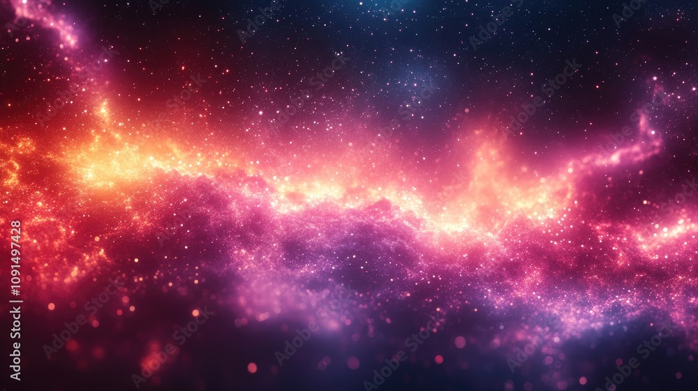 Fototapeta premium Exploding Stars in the Big Bang Creation