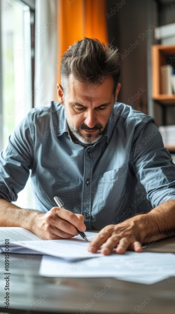 Dedicated Professional Focused on Paperwork Dedicated Professional Focused on Paperwork