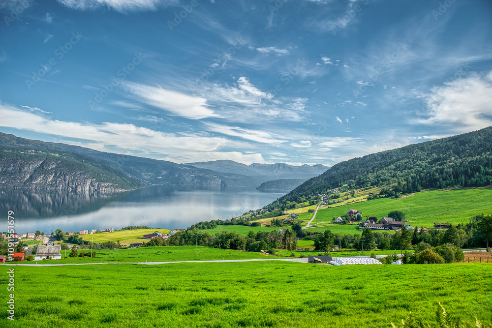 Utvik is a village in Stryn Municipality in Vestland county, Norway. The village is located on the southern shore of the Nordfjorden. Utvik is a village in Stryn Municipality in Vestland county, Norway. The village is located on the southern shore of the Nordfjorden.