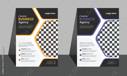 Business Flyer design for company advertisement official print branding corporate as well as identity background booklet concept design element minimalist modern page presentation simplicity paper . 