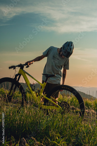 Sunset Downhill MTB Adventure with Friends photo