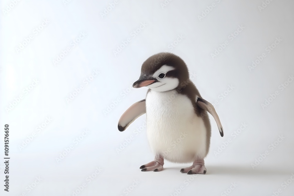 Fototapeta premium Baby penguin waddling