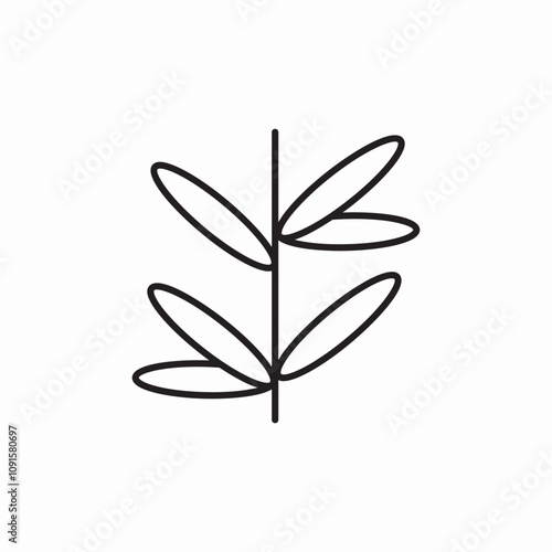 tea leaves icon sign vector