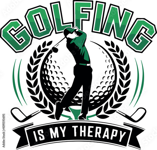 Golfing T-shirt Design