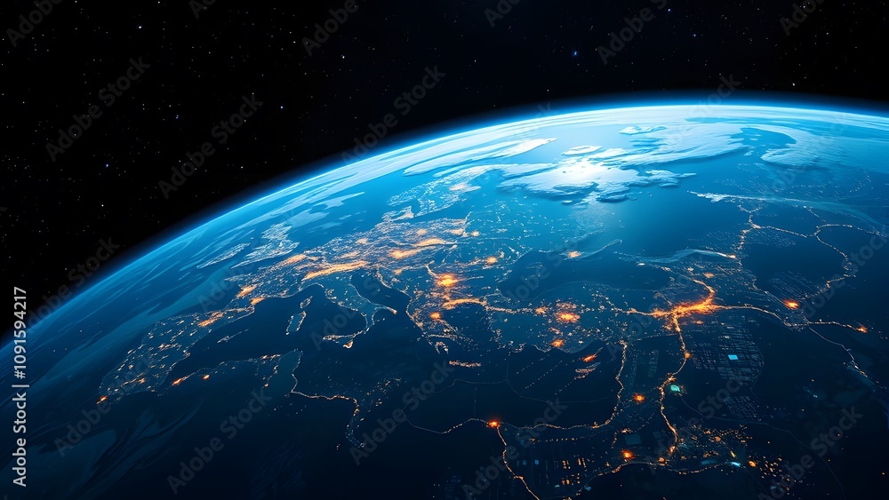 Fototapeta premium earth in space