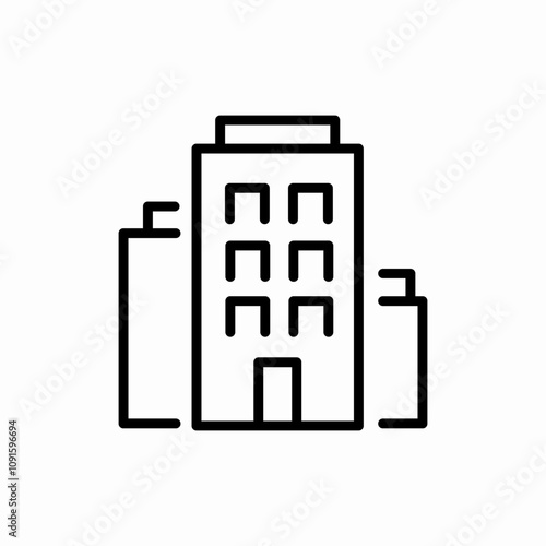 building apartment icon sign vector