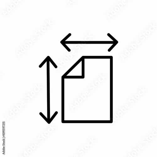 file size icon sign vector
