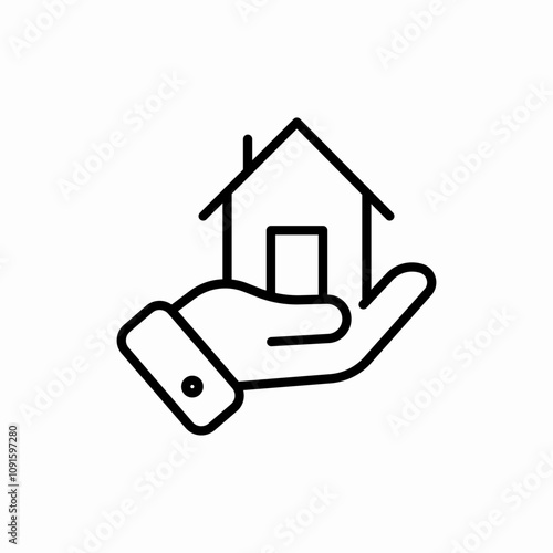 home care insurance icon sign vector photo