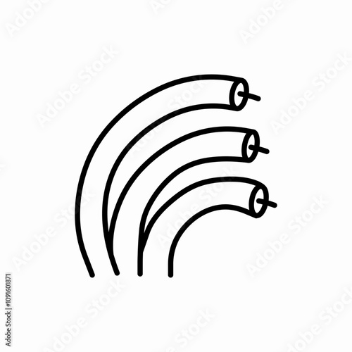 cable wire icon sign vector