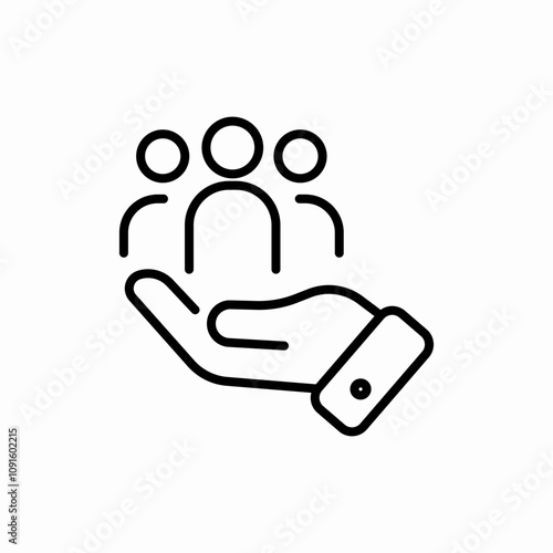 humans care icon sign vector