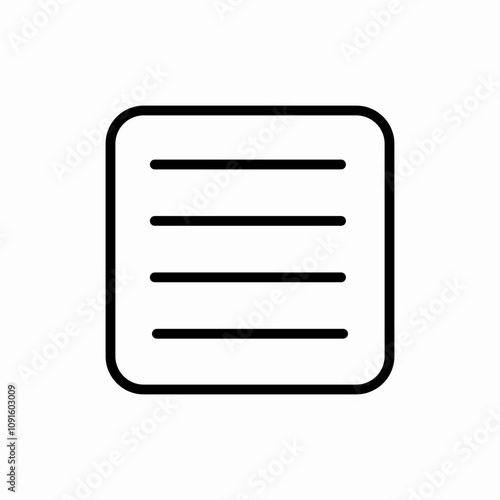 text document icon sign vector
