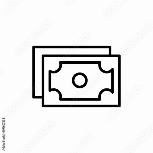 money cash icon sign vector