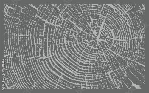 Gray and white leaf print stamp of botanical illustration. Plain leaf sketched art background.
