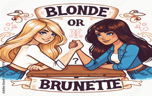 Girls compete in arm wrestling