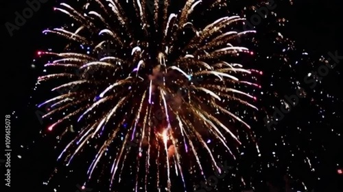 fireworks in the sky