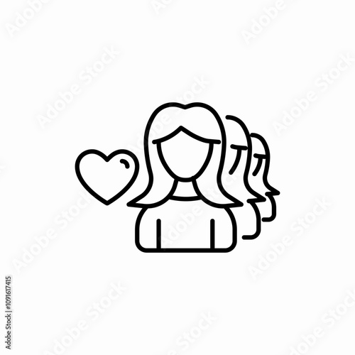 couple love icon sign vector