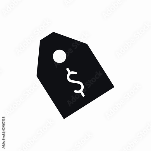 dollar price tag icon sign vector