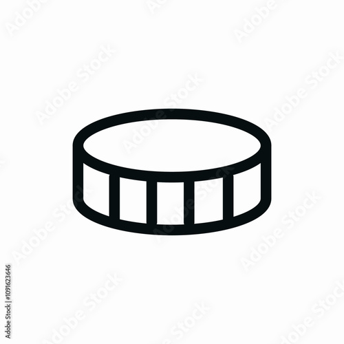 coin cent money icon vector sign