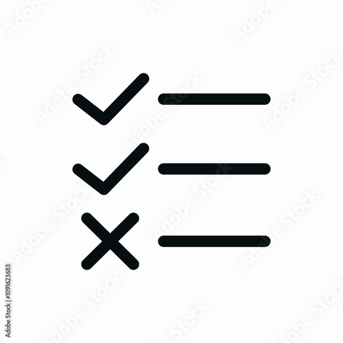 checkbox select icon vector sign