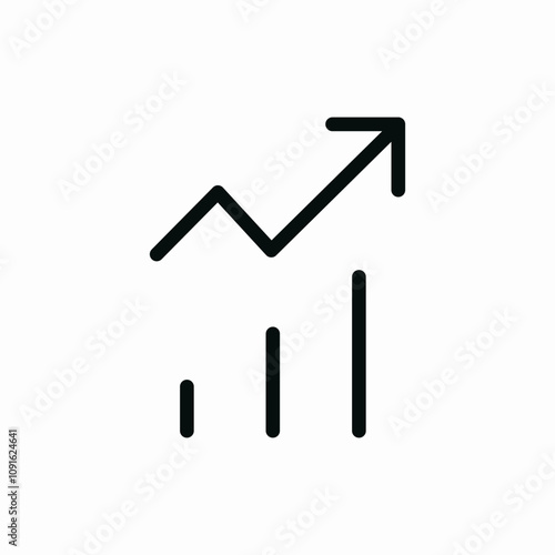 statistics analysis icon vector sign